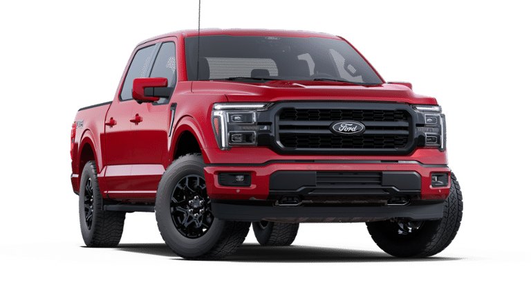 2025 Rapid Red Metallic Tinted Clearcoat Ford F-150 LARIAT 4X4 Truck